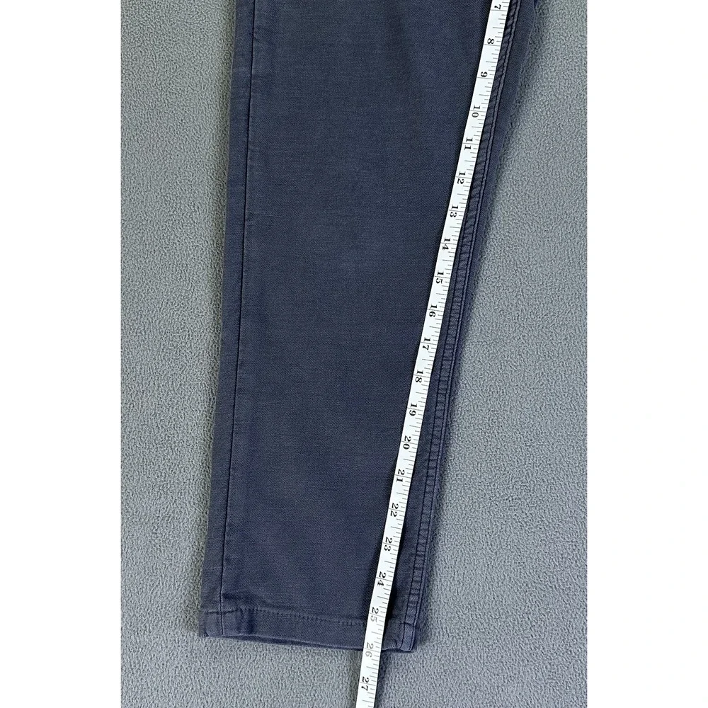 Faherty Pants Mens 31x26 Grey Stretch Terry 5 Pocket Vintage Wash Minimalist - Picture 7 of 11